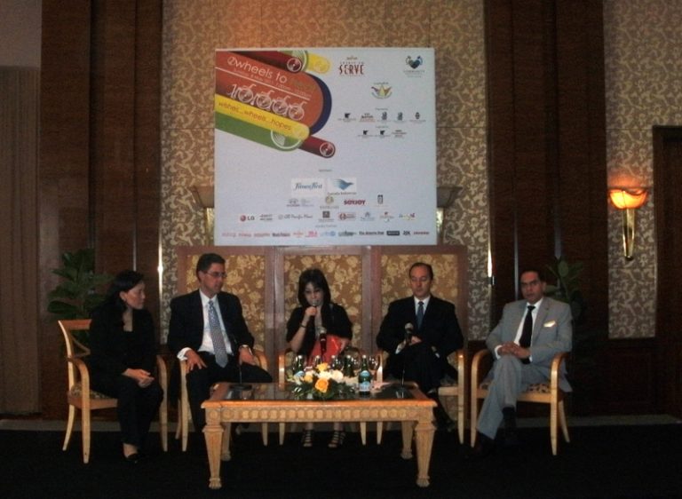 Empat Properti Galang Wheels to Heal 2011