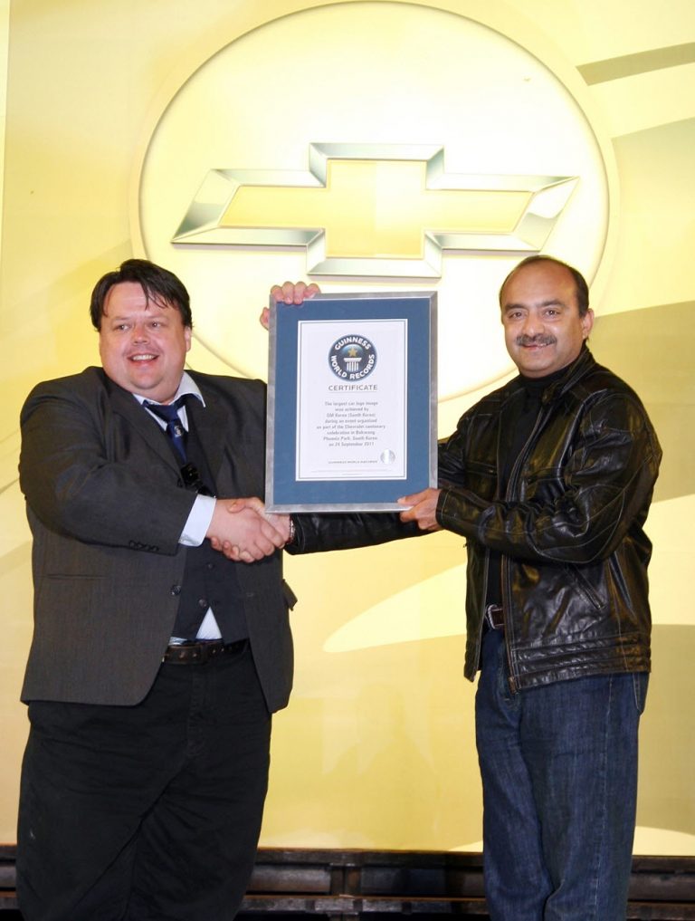 Chevrolet Korea Pecahkan Guiness World Record