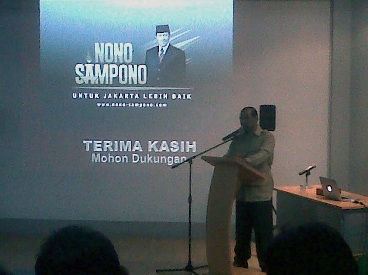 Nono Sampono Bangun Brand Awareness Untuk Jadi DKI-1