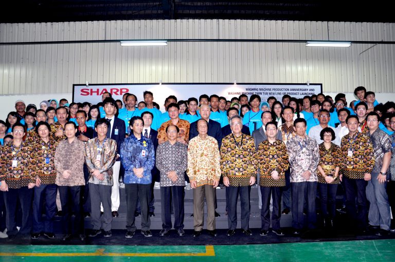 Produksi Mesin Cuci Sharp Capai 1 Juta Unit