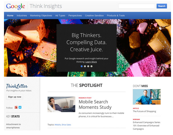 Think Insights: Alat Pemasaran Baru yang Powerful dari Google