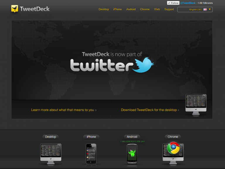 Twitter Matikan TweetDeck untuk iPhone dan Android