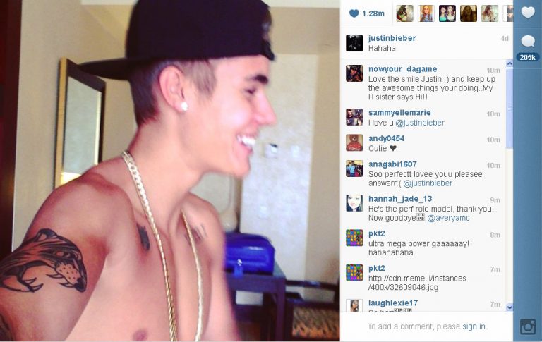 Bieber, Orang Pertama Peraih 1 Juta “Like Star” Instagram Video