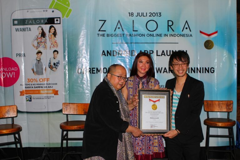 Launching ZALORA Android App dan Penyerahan MURI Award