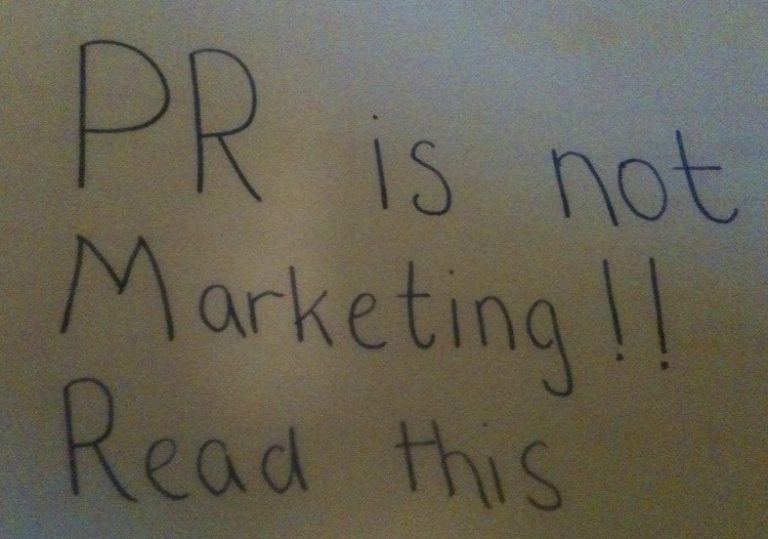 PR dan Marketing Itu Jangan Disamakan