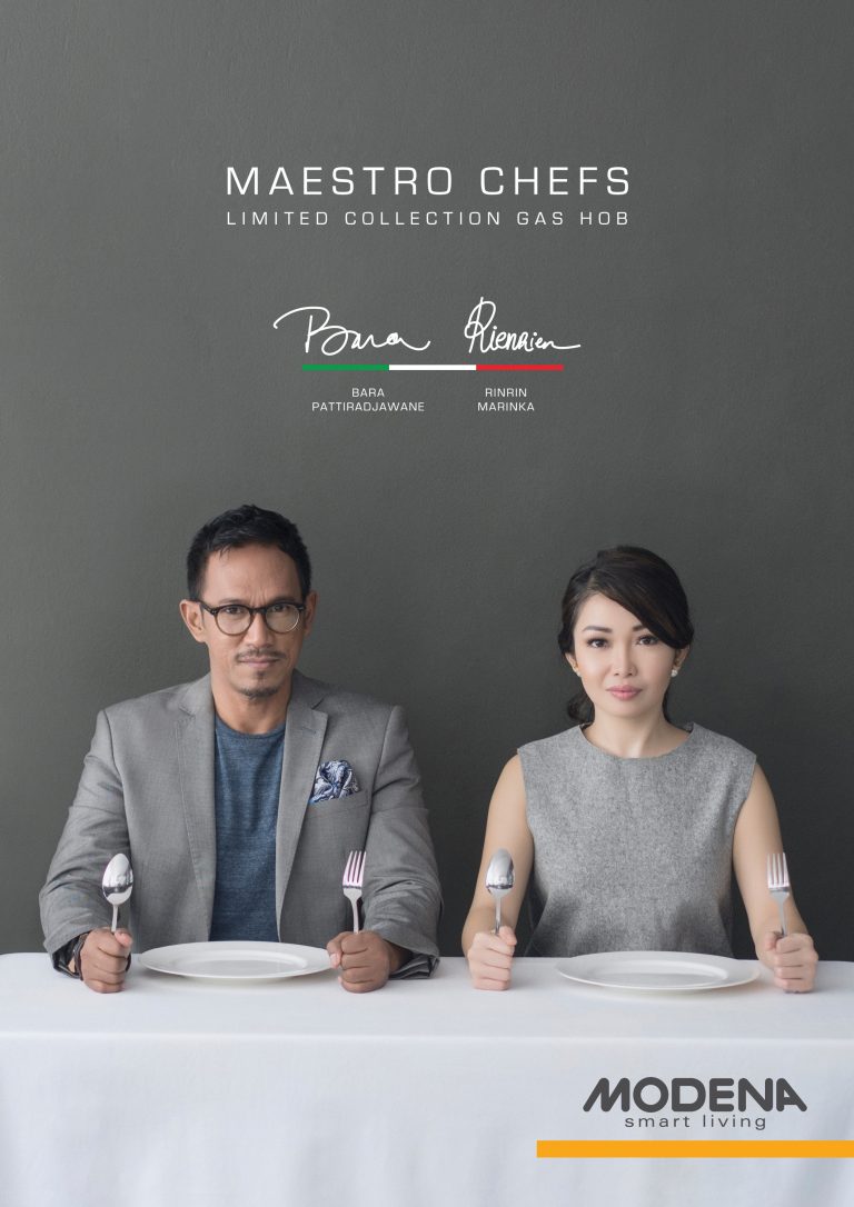 Modena Rilis Kompor Bertandatangan Chef Terkenal, Hasil Penjualan Akan Didonasikan