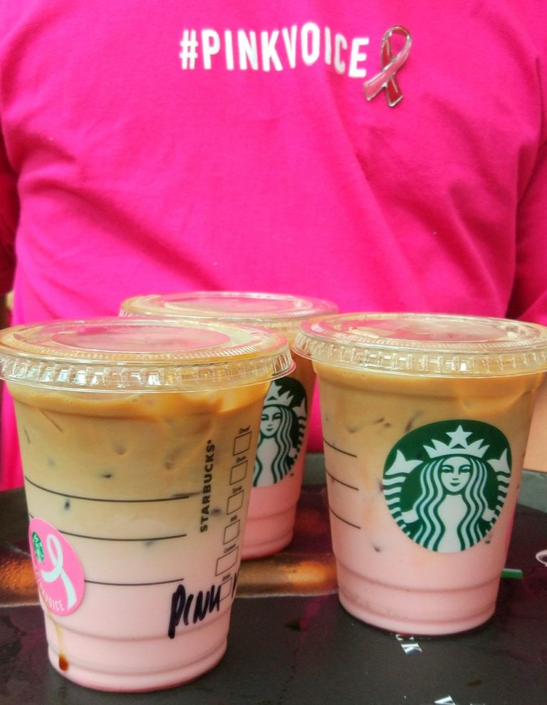 Pinkvoice, Cara Starbuck Mendukung Kampanye Kanker Payudara