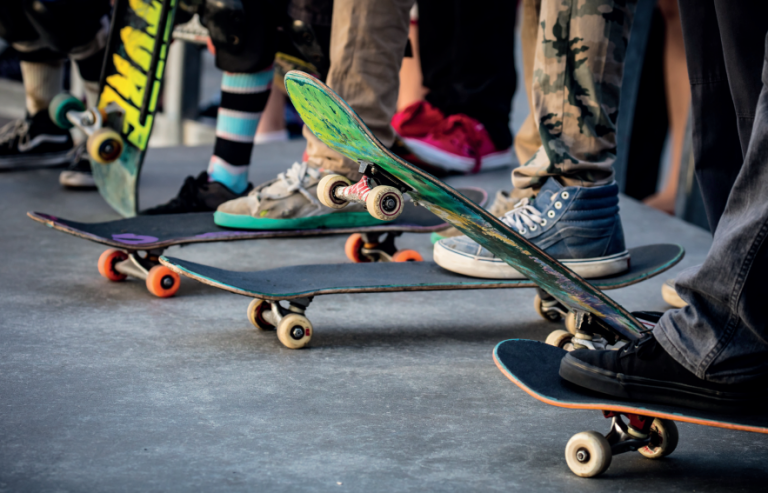 skateboarding