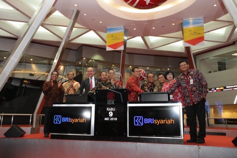 (FOTO)  BRI Syariah Resmi Melantai di Bursa Efek Jakarta