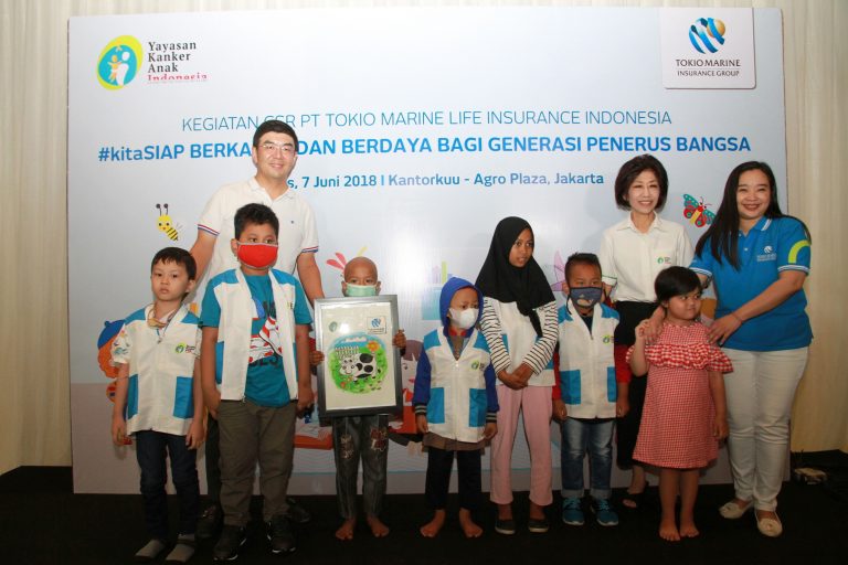 Tokio Marine Life Insurance Indonesia Dorong Kreatifitas Anak Penderita Kanker