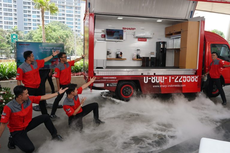 Makin Keren Nih Layanan SHARP Mobile Service Station Terbaru