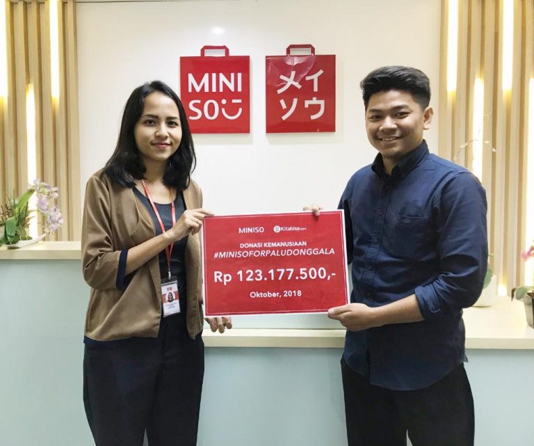 Miniso Gelar Program Donasi Peduli Palu & Donggala
