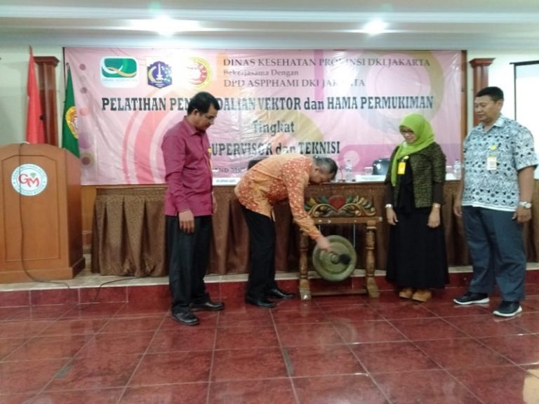 DPD ASPPHAMI dan Dinas Kesehatan DKI Jakarta Gelar Pelatihan Pengendalian Vektor dan Hama Pemukiman