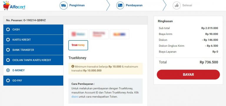 alfacart.com dan truemoney