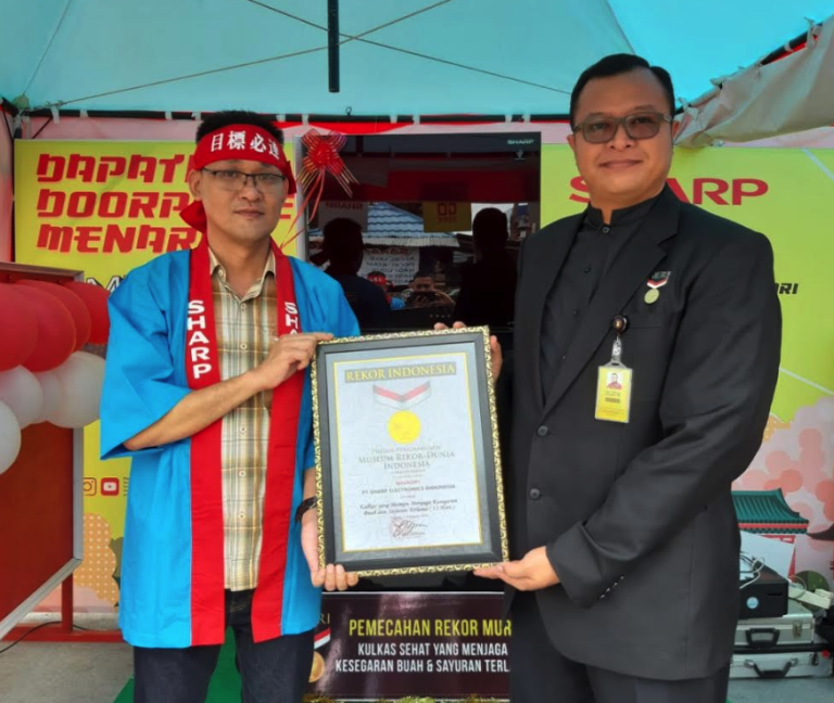 Selamat, SHARP INDONESIA Pecahkan Rekor MURI
