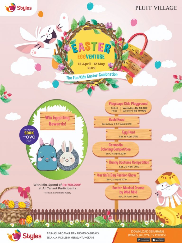 Keseruan Perayaan Easter di Pluit Village