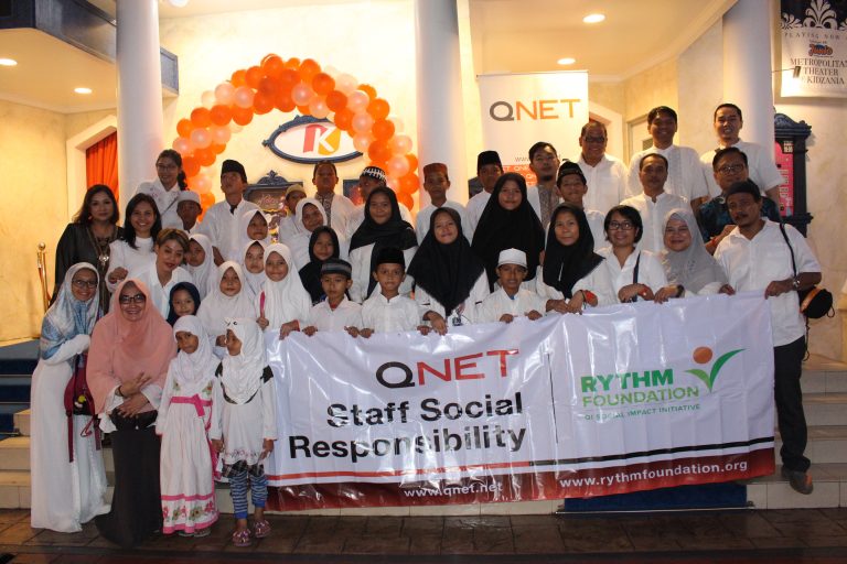 QNET Ajak 150 Anak Yatim Bermain di Kidzania