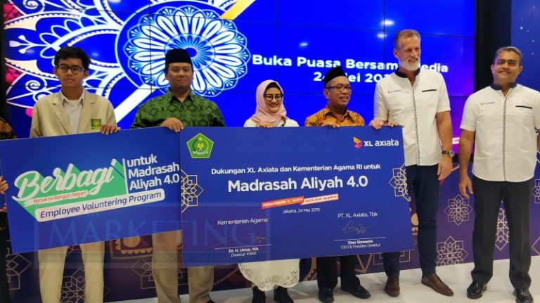 (FOTO) Jelang Idul Fitri XL Axiata dan Kementerian Agama Hadirkan Madrasah Aliyah 4.0