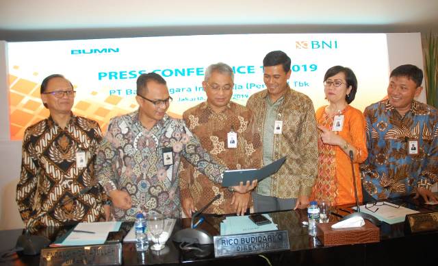 Kredit BNI Tumbuh 20% di Semester I-2019
