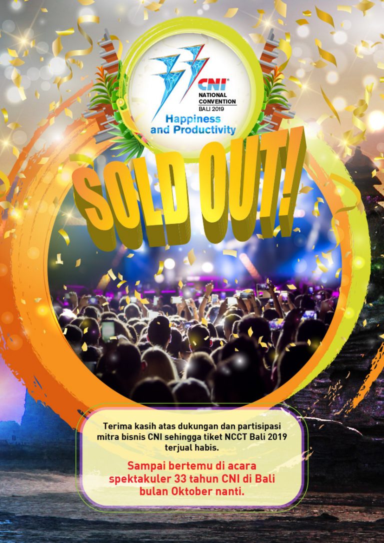 Tiket CNI National Convention 2019 Sold Out