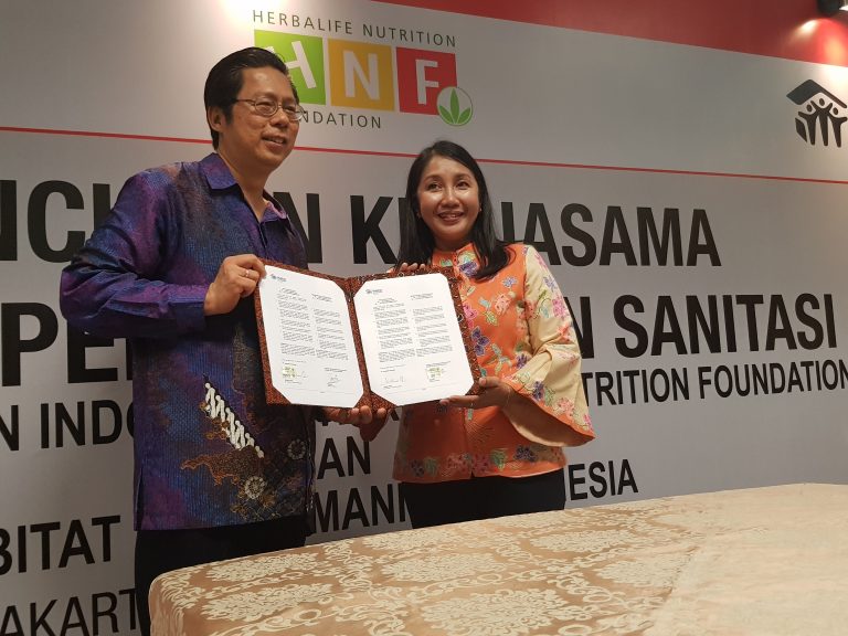 Bangun Fasilitas Sanitasi, Herbalife Targetkan 800 Penerima Manfaat