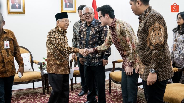 Audiensi Dengan Wapres, Shopee Pertegas Komitmen Majukan UMKM