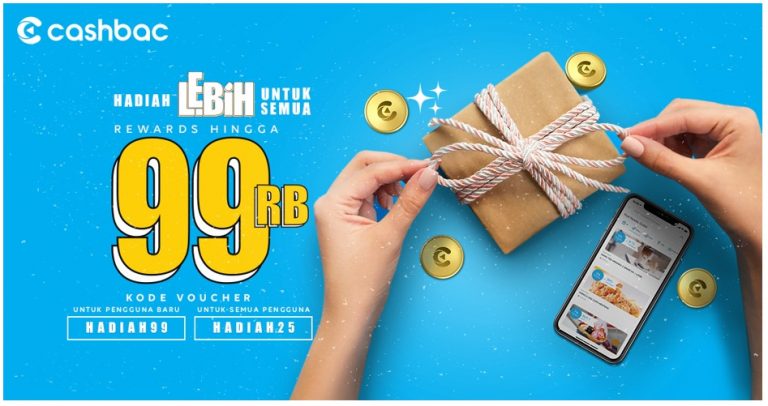 Awali Desember, Cashbac Beri Promo Rewards Hingga 99 Ribu