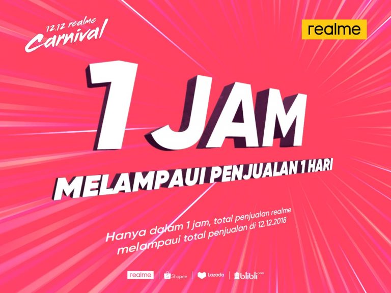 Capaian Realme di Kampanye “12.12 realme Carnival”