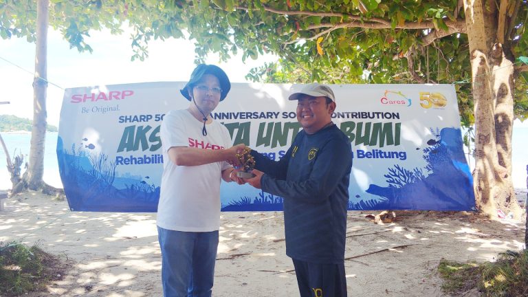 Ulang Tahun Ke 50, Sharp Rehabilitasi Terumbu Karang