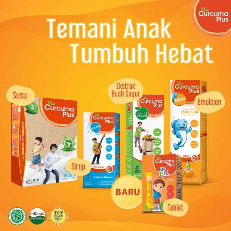 Curcuma Plus Temani Anak Tumbuh Hebat