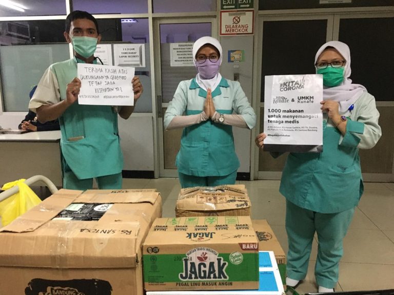 Gandeng Grab, OT Group Donasikan 1000 Produk Jagak di Jawa Barat
