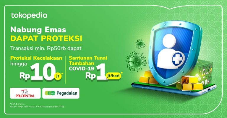 Kolaborasi Prudential dan Tokopedia Berikan Perlindungan dari Kecelakaan dan COVID-19