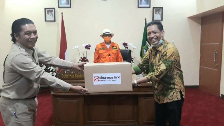 Sinar Mas Land Beri Bantuan APD untuk Tenaga Medis di Banten