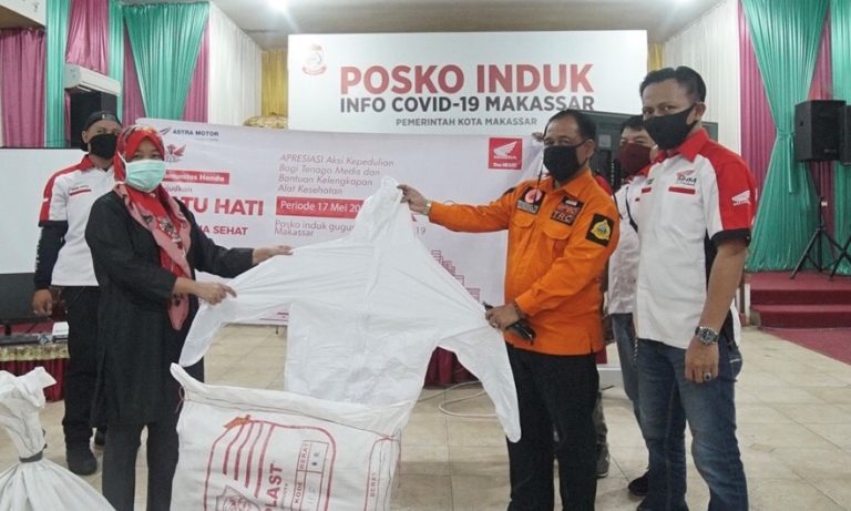 Bikers Honda Donasikan 26 Ribu Perlengkapan Medis