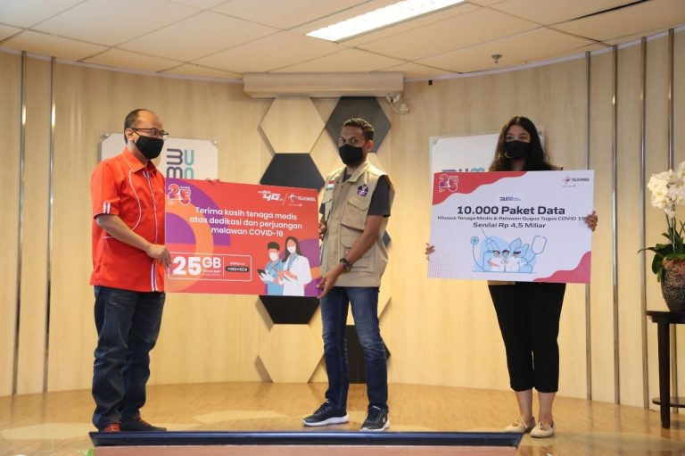 Telkomsel Beri Paket Khusus 25GB Per Bulan untuk 10.000 Relawan Covid-19