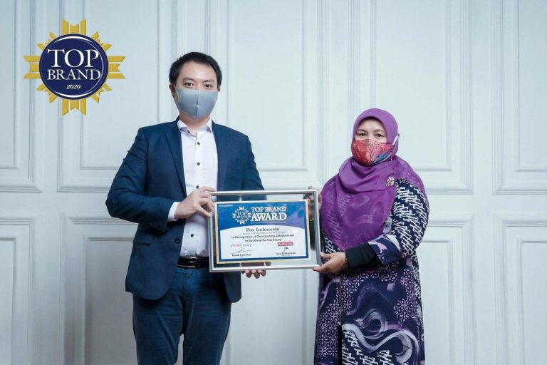 Tetap Dipercaya Masyarakat, PT Pos Indonesia Sukses Raih Top Brand Award 2020
