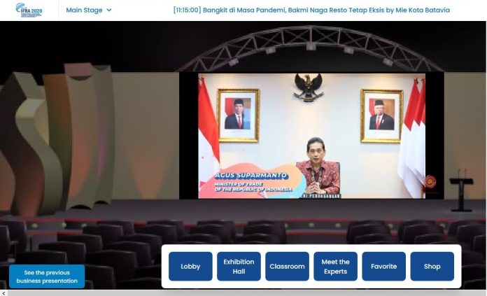Mendag Agus suparmanto ifra 2020