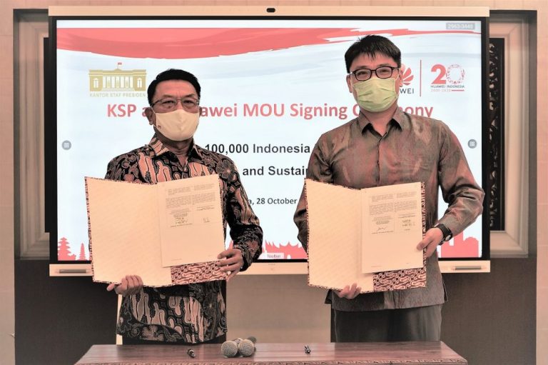 Kerjasama Huawei dengan Pemerintah Indonesia
