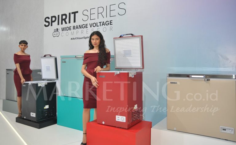 (Foto) Espiritos del ARTUGO, Warna Warni Chest Freezer Yang Ceria