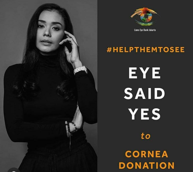 Lions Eye Bank Jakarta dan Adinia Wirasti Ajak Masyarakat Donor Kornea