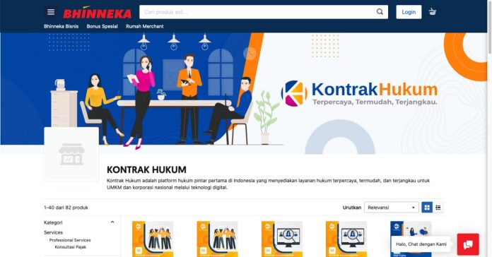 Kontrak Hukum Bhinneka.com