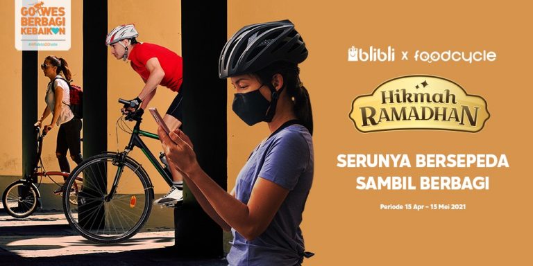 “Gowes Berbagi Kebaikan”, Blibli Ajak Berdonasi dengan Cara Seru