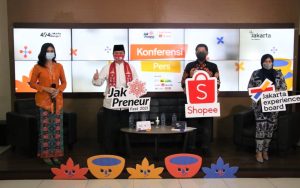 Konferensi Pers Jakpreneur Fest 2021 Bangkit Bersama Shopee