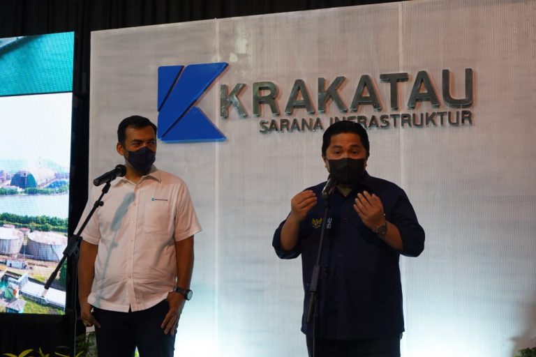 Diresmikan Erick Thohir, Krakatau Sarana Infrastruktur Targetkan Pencapaian Bisnis 5 Tahun ke Depan