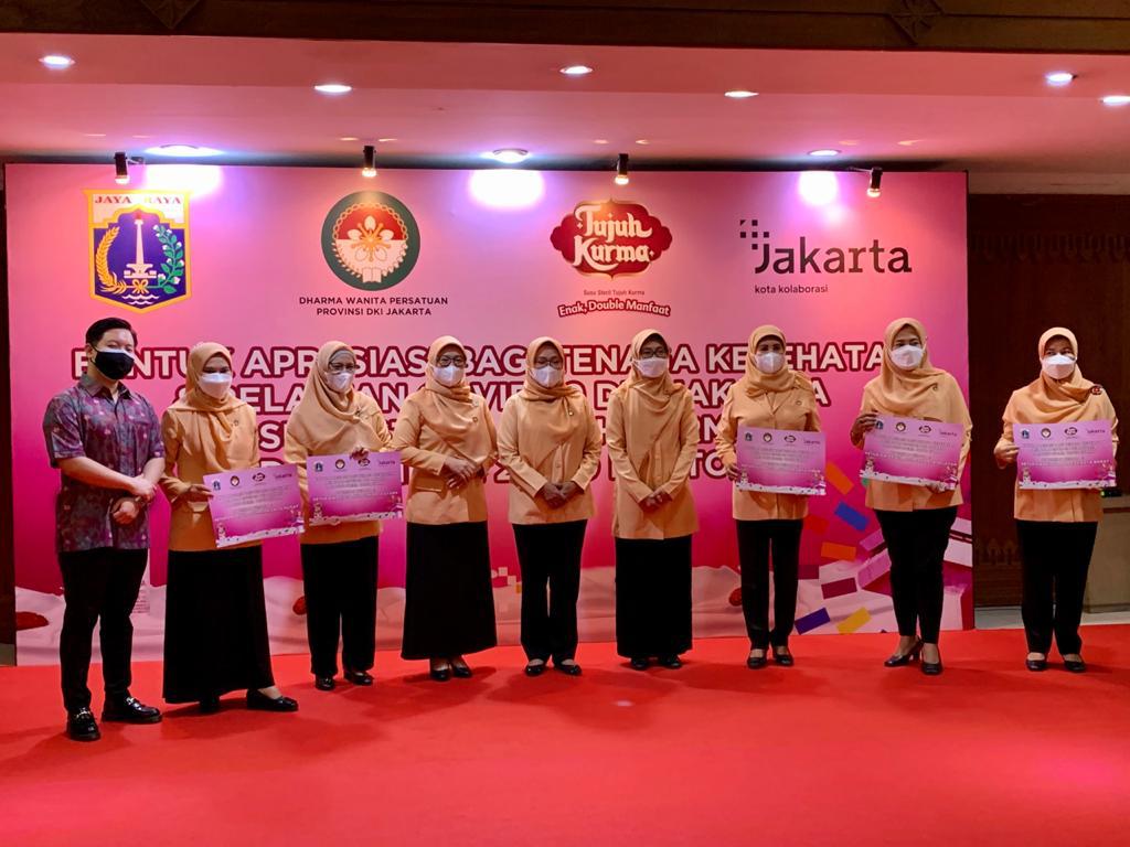 Susu Steril Tujuh Kurma, program Vaksinasi Covid-19, DWP Provinsi DKI Jakarta, csr, marketing