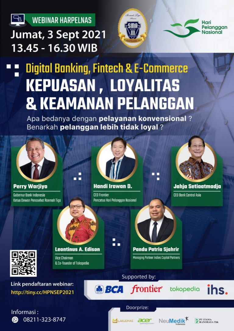 [Webinar Harpelnas] Kepuasan, Loyalitas, dan Keamanan Pelanggan