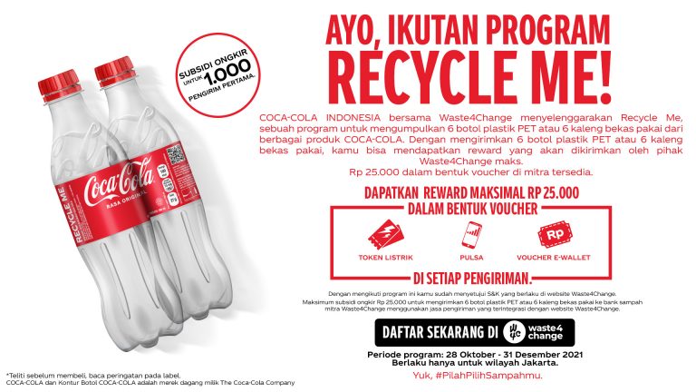 Coca-Cola Indonesia Selenggarakan Program Pesan ‘Recycle Me’