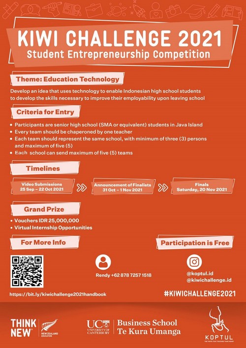 (Kiwi Challenge) Kompetisi 2021 -Banner Orange_Poster Kompetisi Alt 1 (002)