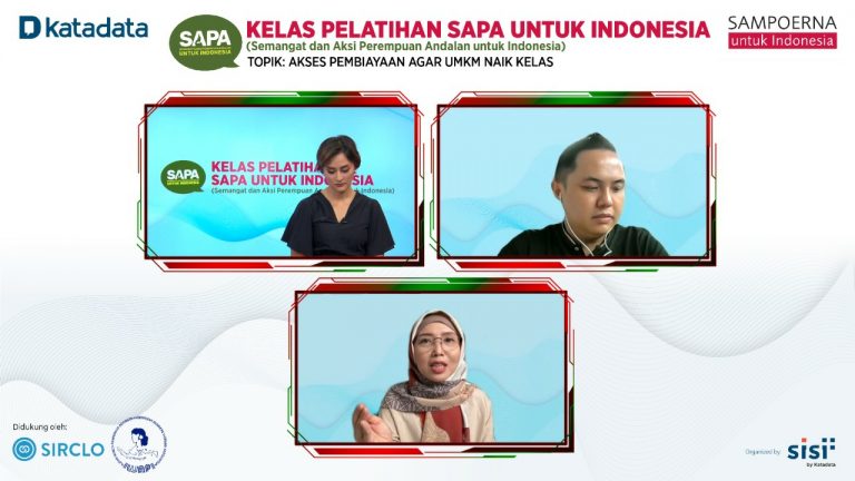 SAPA untuk Indonesia Tingkatkan Daya Saing dan Kesejahteraan UMKM Perempuan