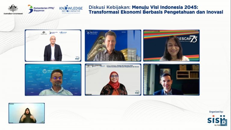 Mendesak, Penerapan Ekonomi Berbasis Pengetahuan pada 2045  